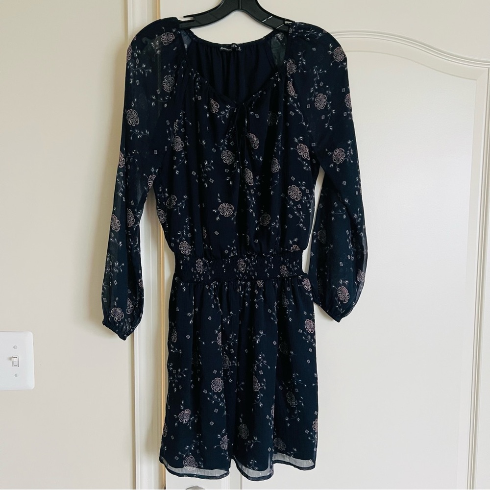 Abercrombie & Fitch AF Dress Floral Black Dress